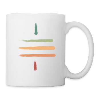 Satoshi Symbol Retro - Tasse - Weiß - Rechts