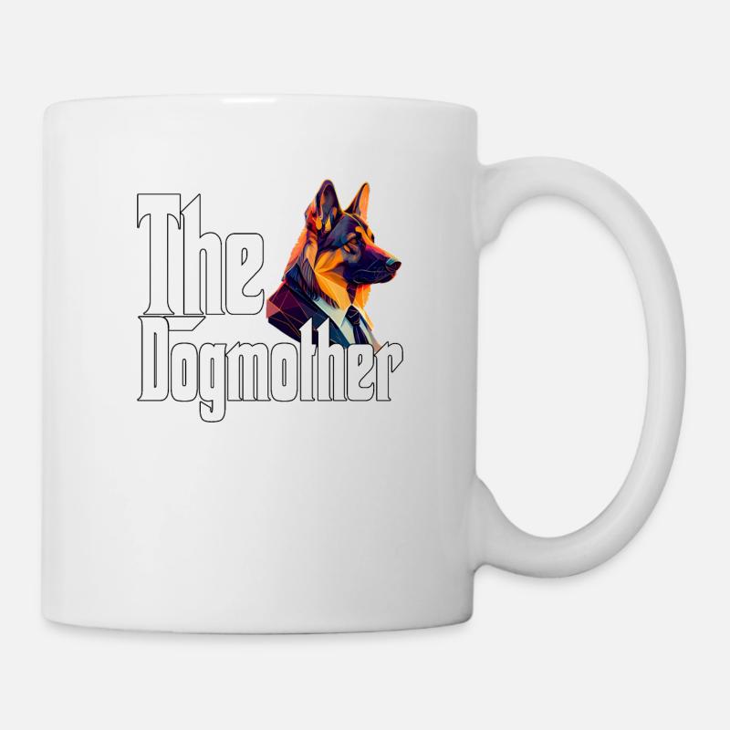 Berger Anglais Maman Dogmère Chiens Maman Rotti - Mug blanc - blanc