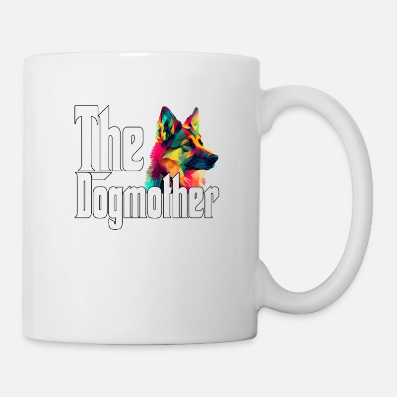 Berger Anglais Maman Dogmère Chiens Maman Rotti - Mug blanc - blanc
