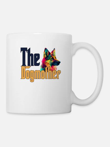 Berger Anglais Maman Dogmère Chiens Maman Rotti - Mug blanc - blanc