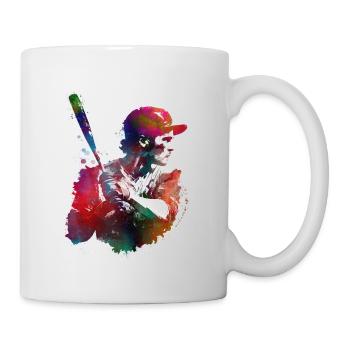 Baseball player #baseball #sport - Mug - white - Right