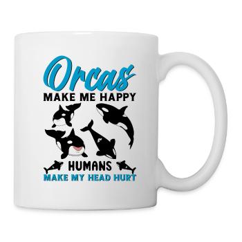 Orca Ocean Whale Orca Fan Seafood - Mug - white - Right