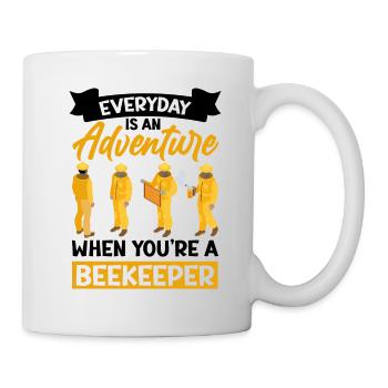 Beekeeping Beekeeping Course Beekeepers' Association Honey Bee Beekeepers - Mug - white - Right