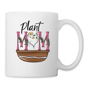 Geschenkidee für Pflanzenmamas - Tasse - Weiß - Rechts