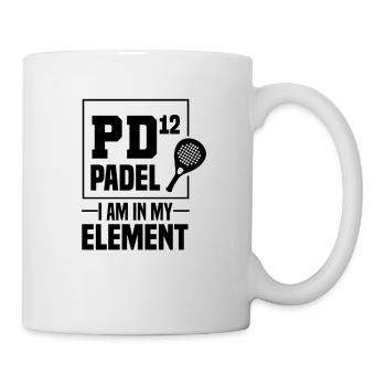 Padel Tennis Paddel Padelball Padeln Padeltennis - Tasse - Weiß - Rechts