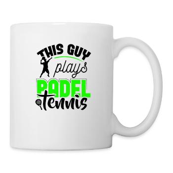 Padel Tennis Paddel Padelball Padeln Padeltennis - Tasse - Weiß - Rechts