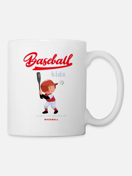 Baseball kids baseball - Mug - white