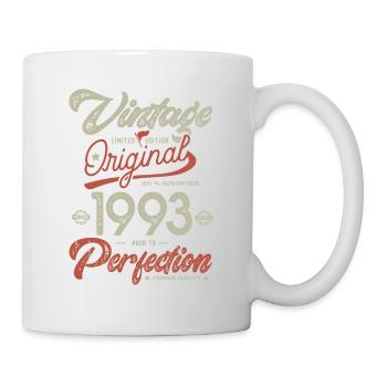1993 anniversaire vintage - Mug blanc - blanc - Droite