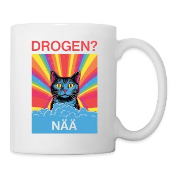 Drogen? Nää! - Tasse - Weiß - Rechts