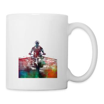 Radsport, Sport, #rower - Tasse - Weiß - Rechts