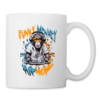Monkey Hip Hop - Mug - white - Right