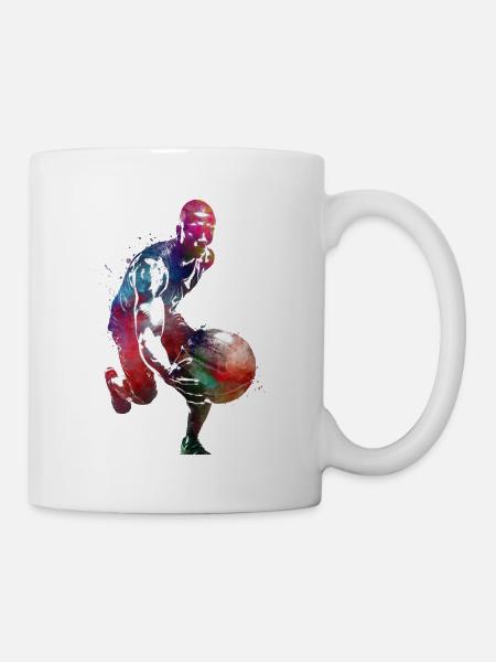 Sport de basket-ball #basketball - Mug blanc - blanc
