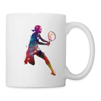 Joueur de tennis sport art #tennis #sport - Mug blanc - blanc - Droite