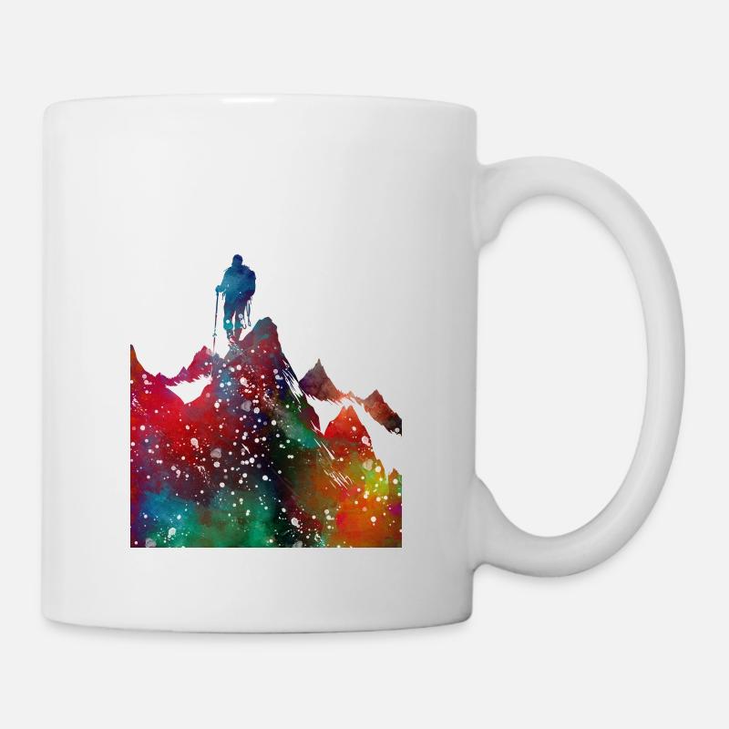 Alpinisme sport art #sport - Mug blanc - blanc
