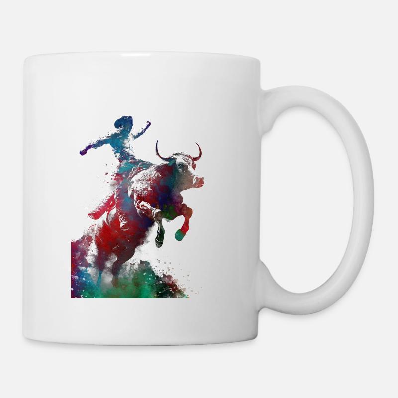 Sports de rodéo #rodeo - Mug blanc - blanc