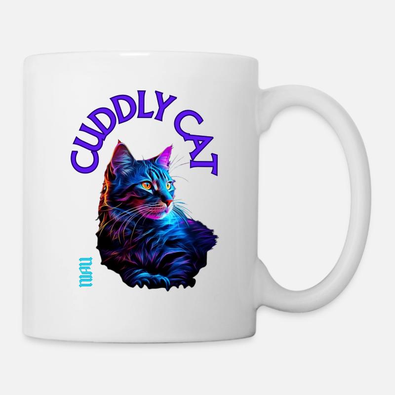Cuddly Cat - Niau - Mug blanc - blanc