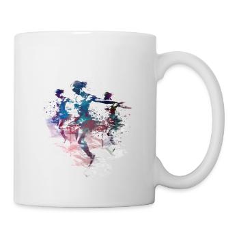 Synchronschwimmen #sport - Tasse - Weiß - Rechts