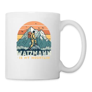 Alpine Majestät Berg-Watzmann is my Mountain Alpen - Tasse - Weiß - Rechts