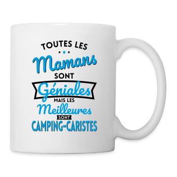 Mamans géniales meilleures sont Camping-caristes - Mug blanc - blanc - Droite
