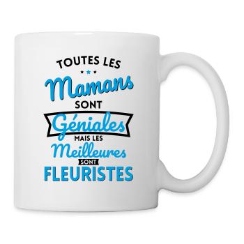 Mamans géniales les meilleures sont Fleuristes - Mug blanc - blanc - Droite