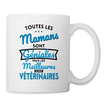 Mamans géniales les meilleures sont Vétérinaires - Mug blanc - blanc - Droite