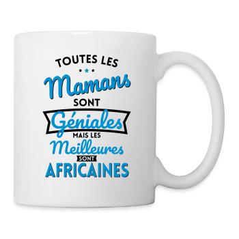 Mamans géniales les meilleures sont Africaines - Mug blanc - blanc - Droite
