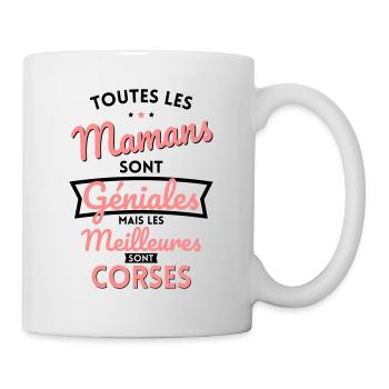 Mamans géniales les meilleures sont Corses - Mug blanc - blanc - Droite