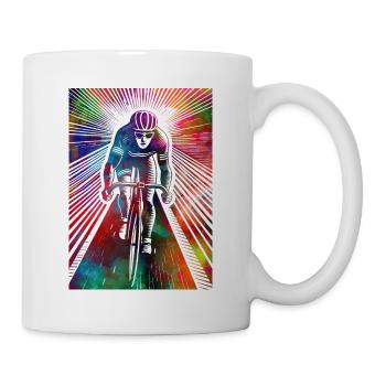 Cycling #cycling #sport #bike - Mug - white - Right