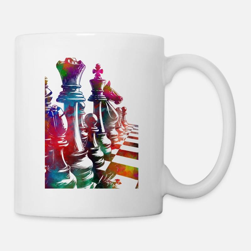 Échecs #chess #sport - Mug blanc - blanc
