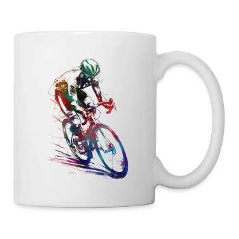 Cycling #cycling #sport #bike - Mug - white - Right