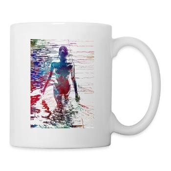 Sport de natation #swimmer #sport - Mug blanc - blanc - Droite