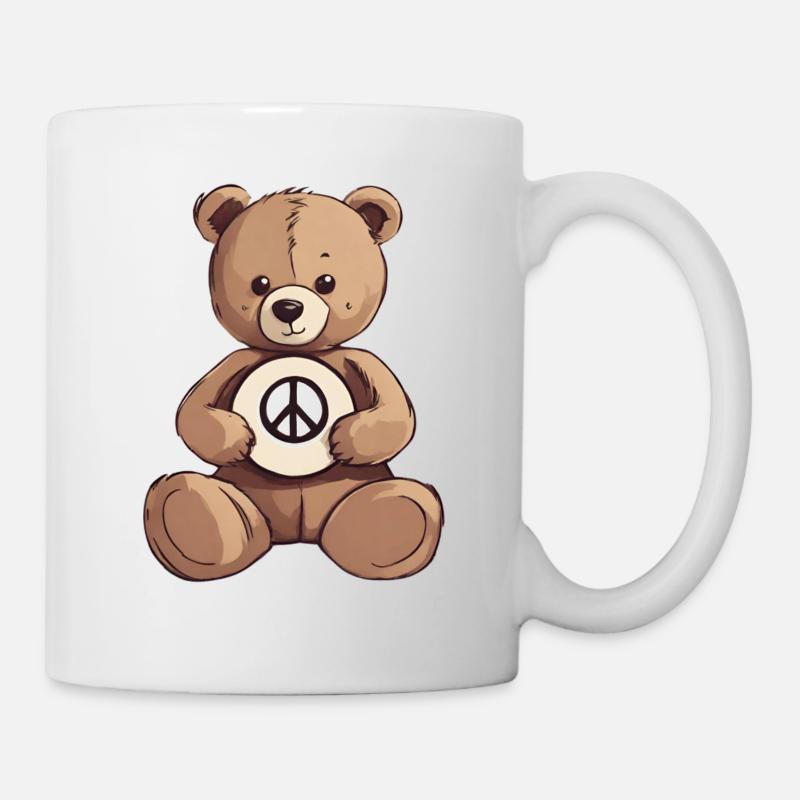 Teddybär - Tasse - Weiß