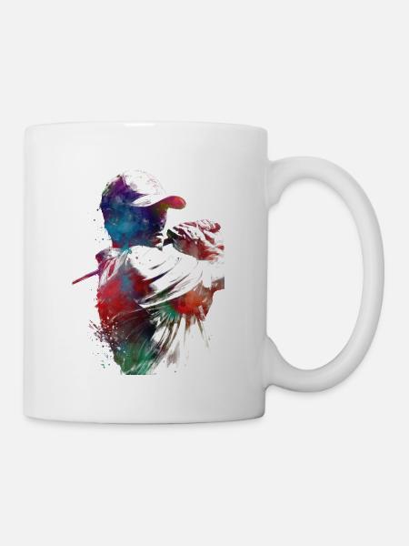 Golf player sport #golf #sport - Mug - white