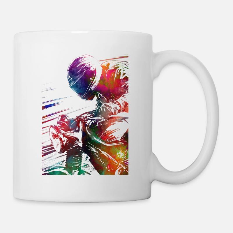 #motor #sport de course automobile - Mug blanc - blanc