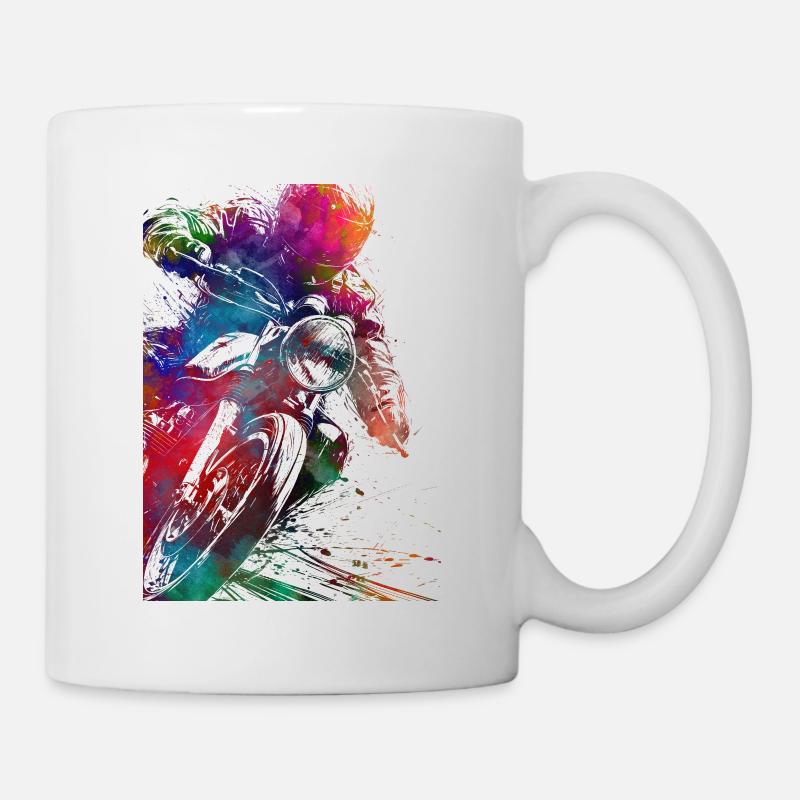#motor #sport de course automobile - Mug blanc - blanc
