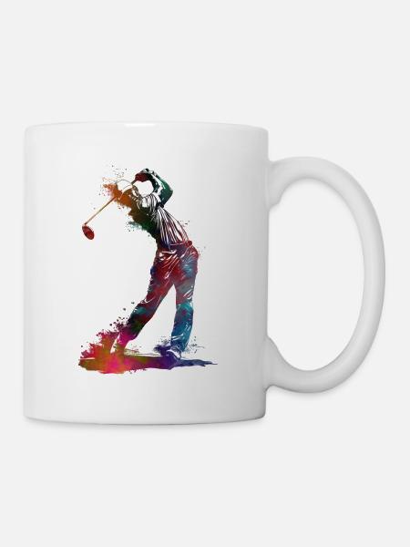 Golf player sport #golf #sport - Mug - white