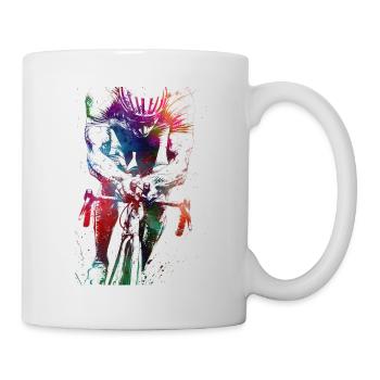 Cycling #cycling #sport #bike - Mug - white - Right