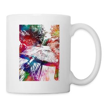 Cycling #cycling #sport #bike - Mug - white - Right
