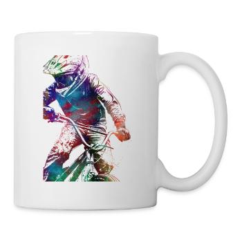 BMX Fahrer #sport #bike - Tasse - Weiß - Rechts