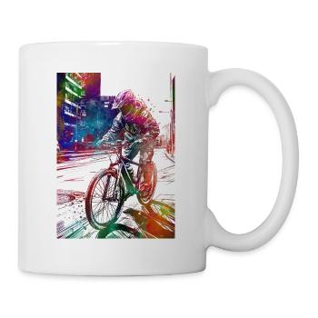 BMX Fahrer #sport #bike - Tasse - Weiß - Rechts