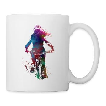 Citybike Sport Kunst #bike - Tasse - Weiß - Rechts