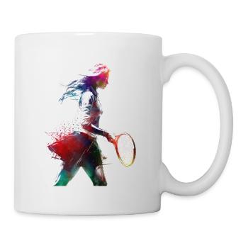 Joueur de tennis sport art #tennis #sport - Mug blanc - blanc - Droite