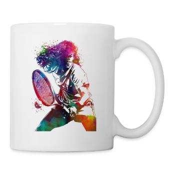 Joueur de tennis sport art #tennis #sport - Mug blanc - blanc - Droite