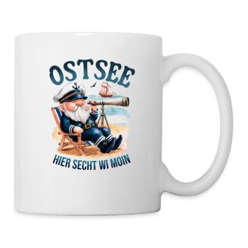 Hier secht wi MOIN - Ostsee - Mug - white - Right