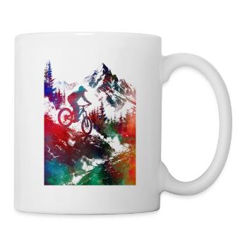 Cycling #cycling #sport #bike - Mug - white - Right