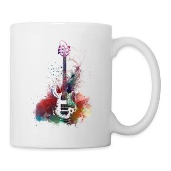 Guitar music art - Mug - white - Right