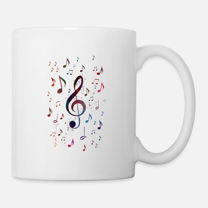 Violine Musiktaste - Tasse - Weiß