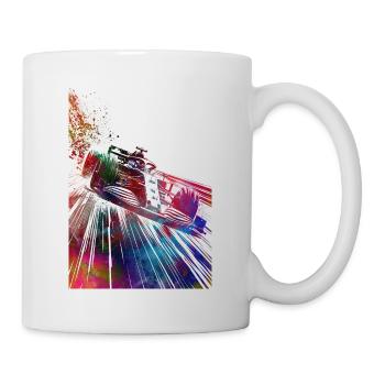 Voiture de course #racing #sport - Mug blanc - blanc - Droite