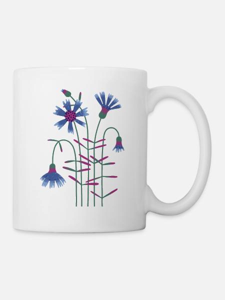 Cornflower - Mug - white