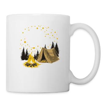 Veillée Sous Les Étoiles - Mug blanc - blanc - Droite